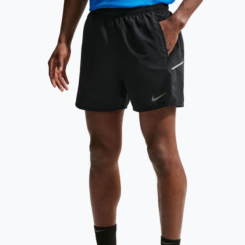 Herren-Shorts Nike Miler Dri-Fit Brief Lined 5" black/black 5