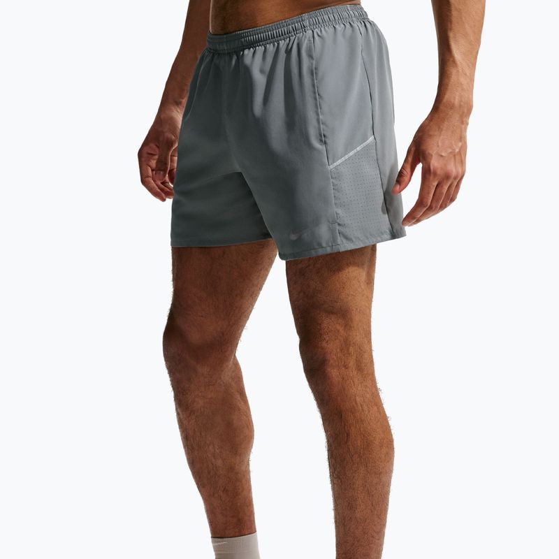 Herren-Shorts Nike Miler Dri-Fit Brief Lined 5" smoke grey/smoke grey 5