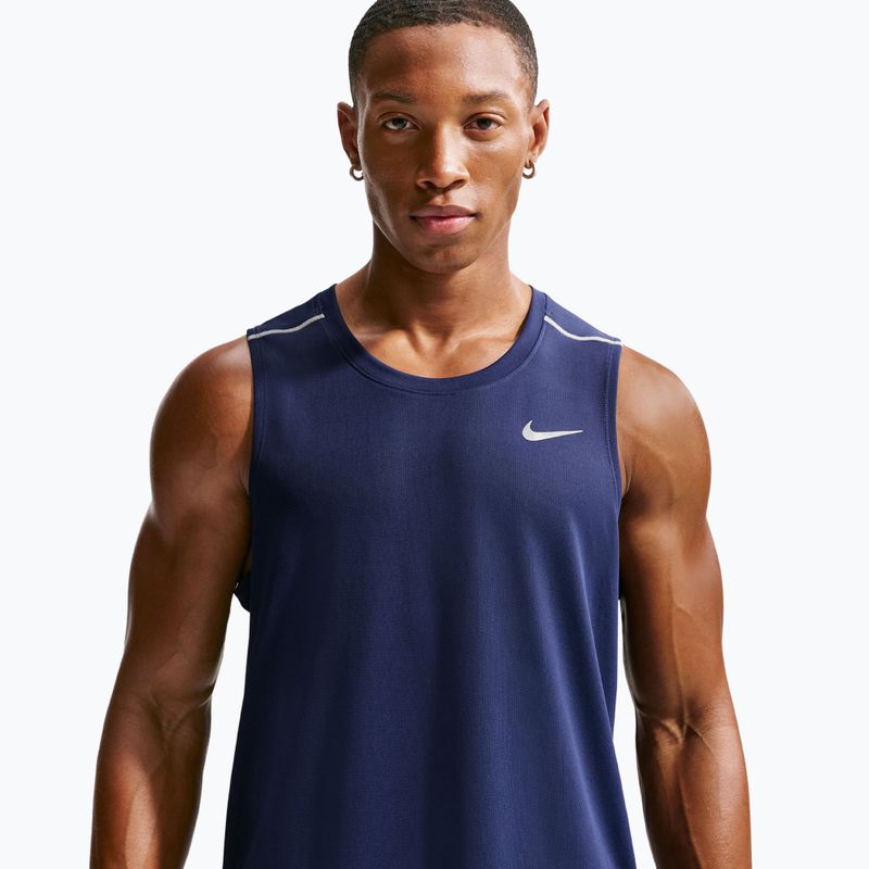 Herren-Laufshirt Nike Miler Dri-Fit midnight navy 4