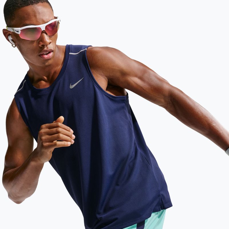 Herren-Laufshirt Nike Miler Dri-Fit midnight navy 5