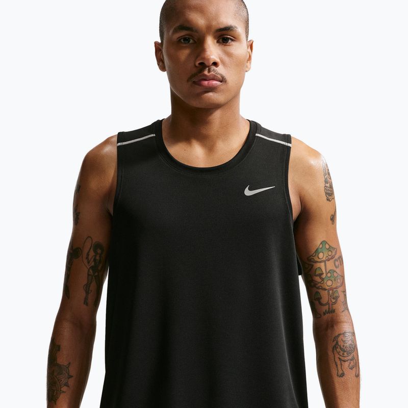 Herren-Laufshirt Nike Miler Dri-Fit black 4