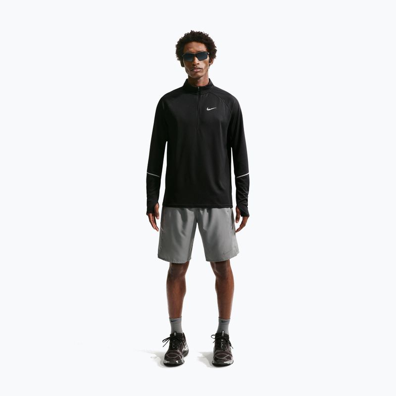 Laufsweatshirt für Herren Nike Miler Dri-Fit UV 1/2 Zip black 2