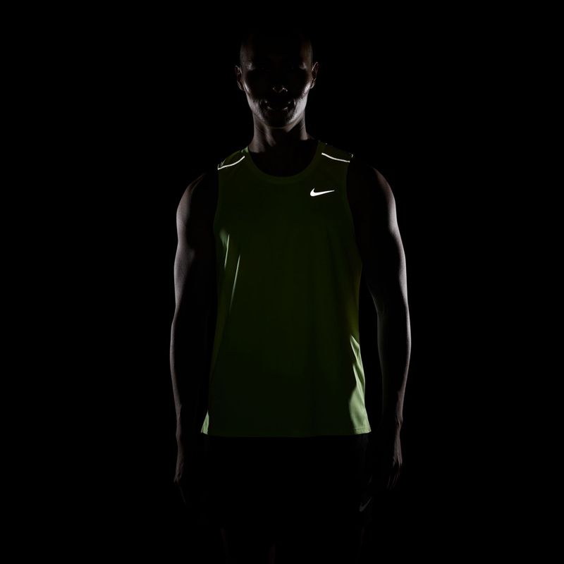 Herren-Laufshirt Nike Miler Dri-Fit volt ice 4