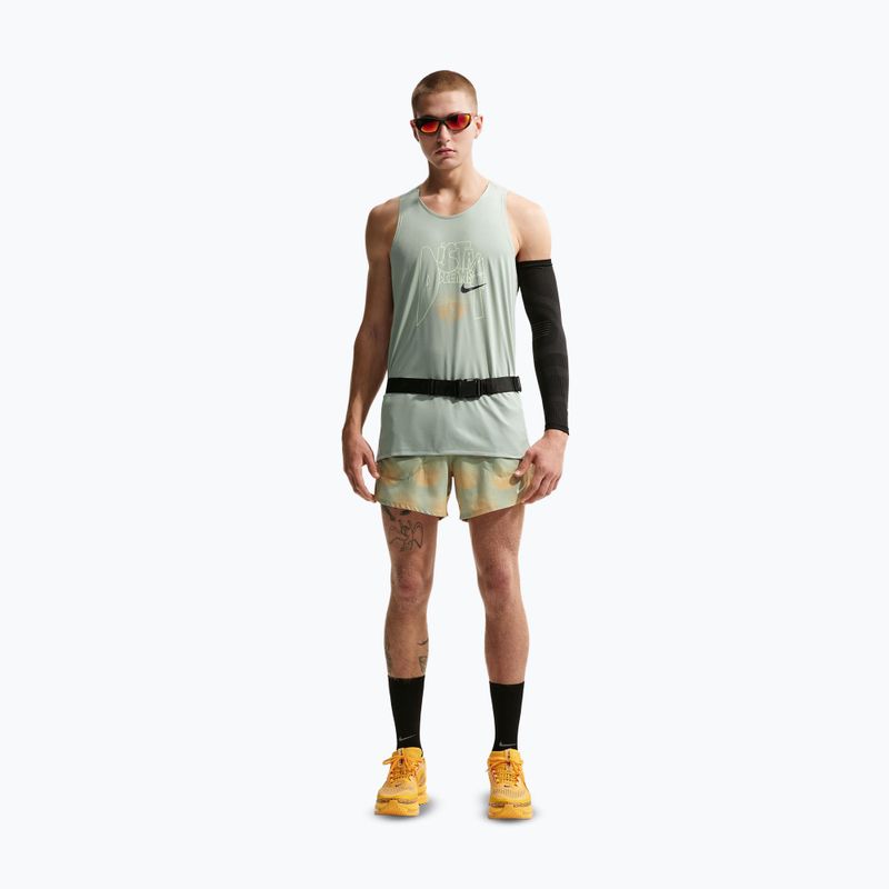 Herren-Laufshirt Nike Stride Dri-Fit ADV jade horizon/linen 2