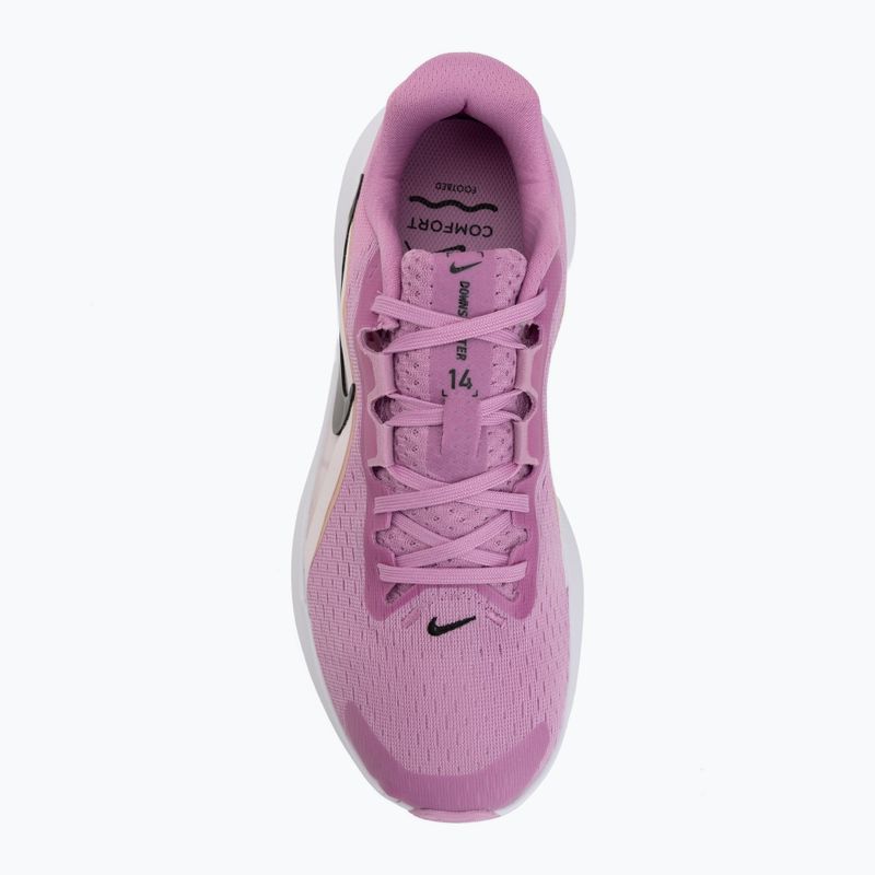 Laufschuhe für Damen Nike Downshifter 14 light magenta/off noir/white/black 5