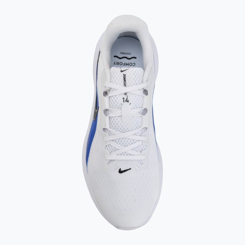 Herren-Laufschuhe Nike Downshifter 14 white/racer blue/anthracite/black 5