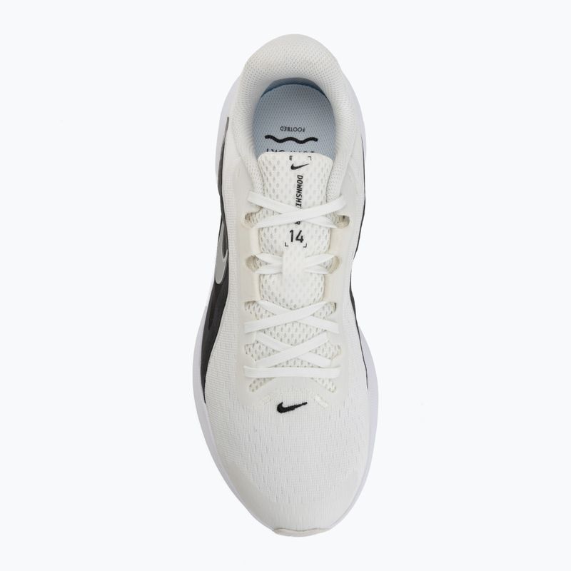 Herren-Laufschuhe Nike Downshifter 14 summit white/black/white/metallic silver 5