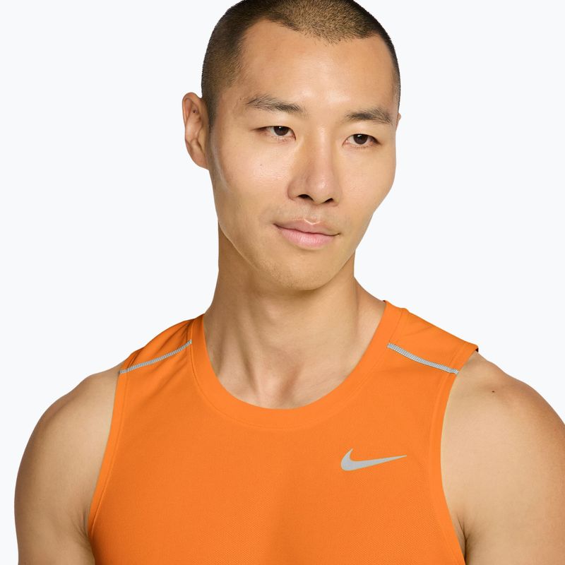 Herren-Laufshirt Nike Miler Dri-Fit total orange 3