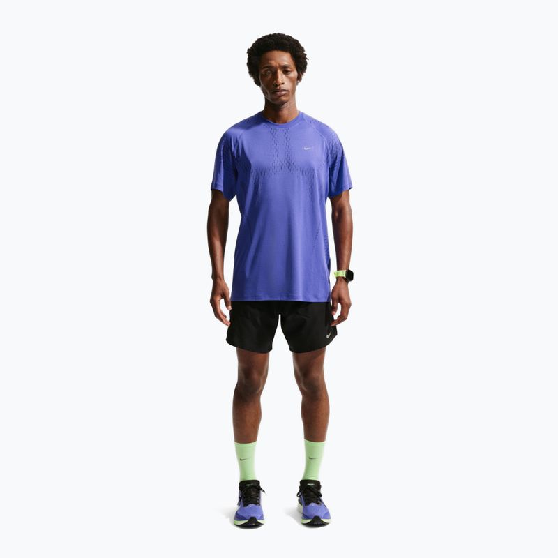 Herren-Laufshirt Nike Stride Dri-Fit ADV lapis/deep royal blue 2