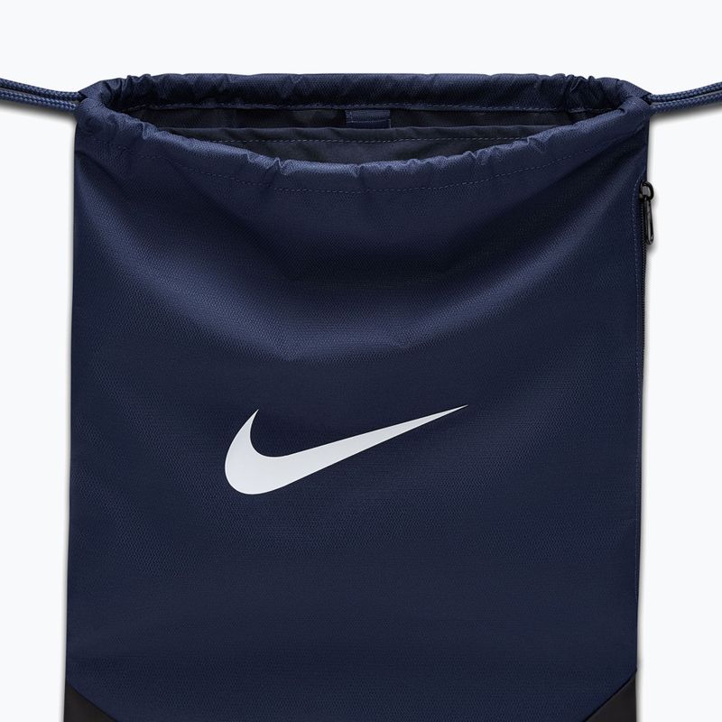 Sack Nike Brasilia 18 l midnight navy/black/white 3