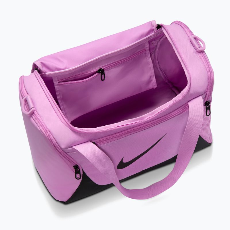 Torba treningowa Nike Brasilia Duffel Extra Small 24 l light magenta/black/black 4