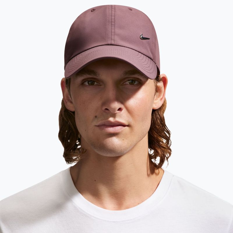 Basecap Nike Dri-Fit Club Unstructured Metal Swoosh tattoo/metallic silver 4