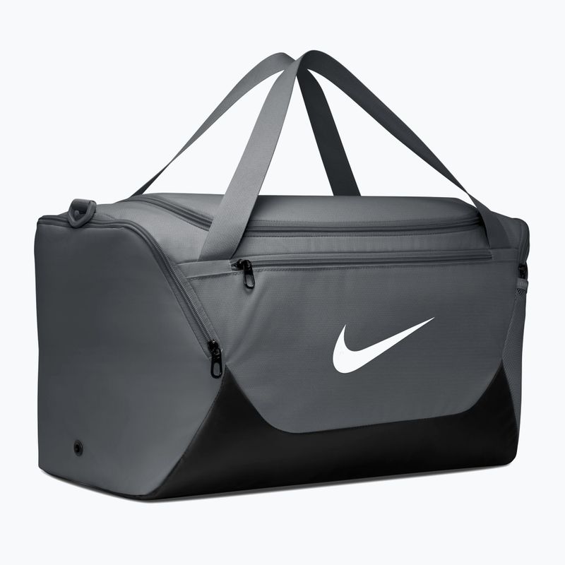 Torba treningowa Nike Brasilia Duffel Small 40 l smoke grey/black/white 2