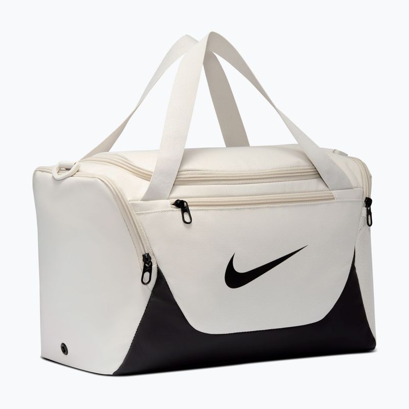 Torba treningowa Nike Brasilia Duffel Extra Small 24 l light bone/black/black 2