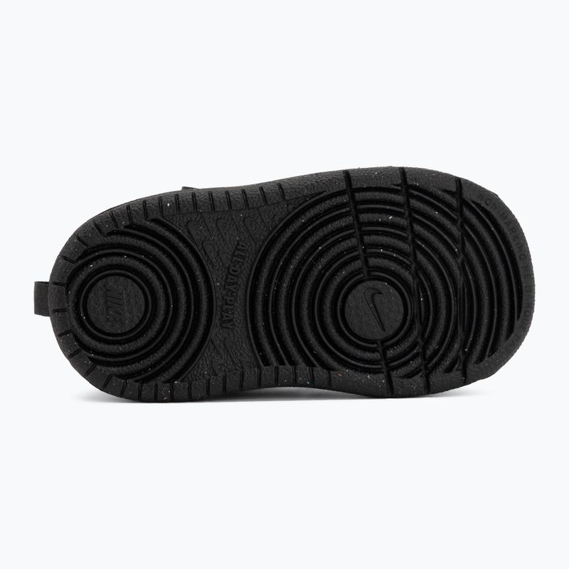 Kinderschuhe Nike Court Borough Low Recraft black/black/white 4