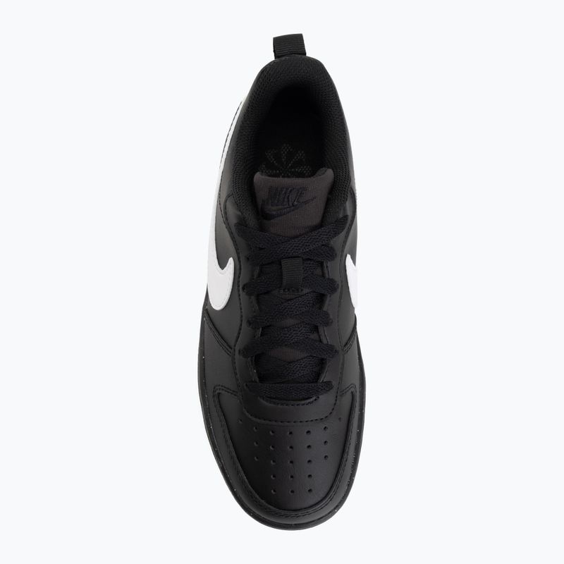 Schuhe Nike Court Borough Low Recraft schwarz/schwarz/weiß 5