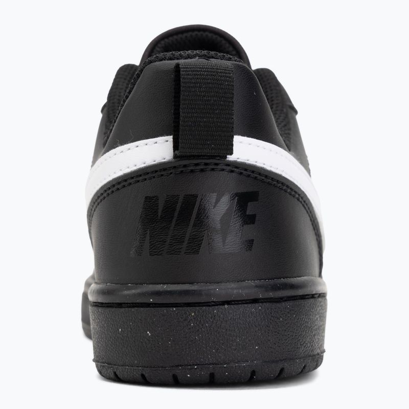 Schuhe Nike Court Borough Low Recraft schwarz/schwarz/weiß 6