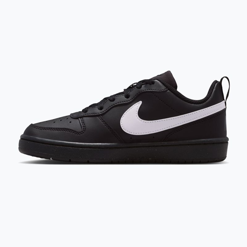 Kinderschuhe Nike Court Borough Low Recraft black/black/white 2