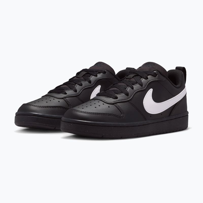 Schuhe Nike Court Borough Low Recraft black/black/white 3