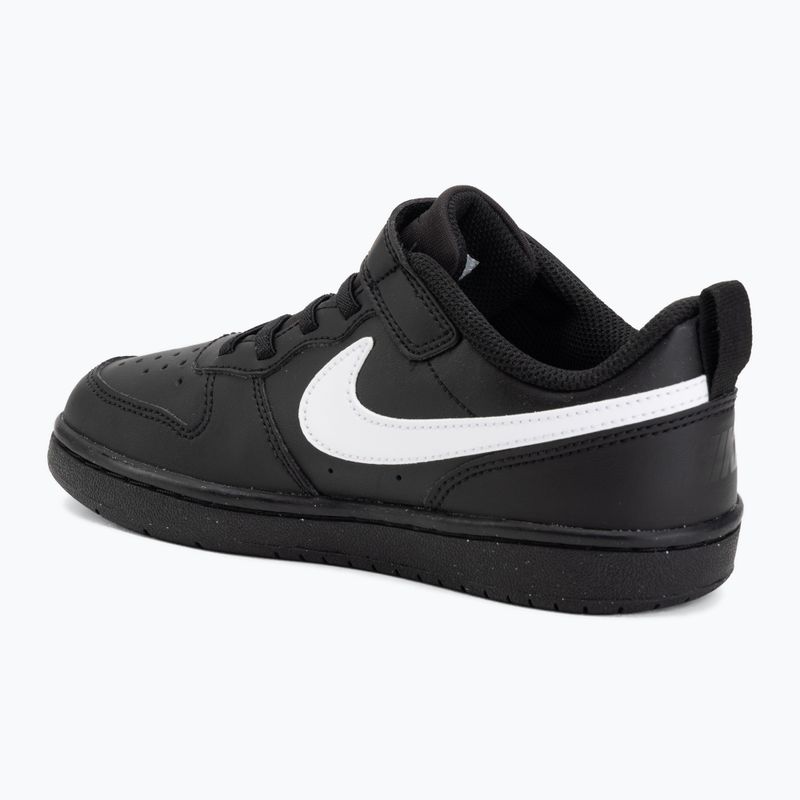 Kinderschuhe Nike Court Borough Low Recraft black/black/white 3