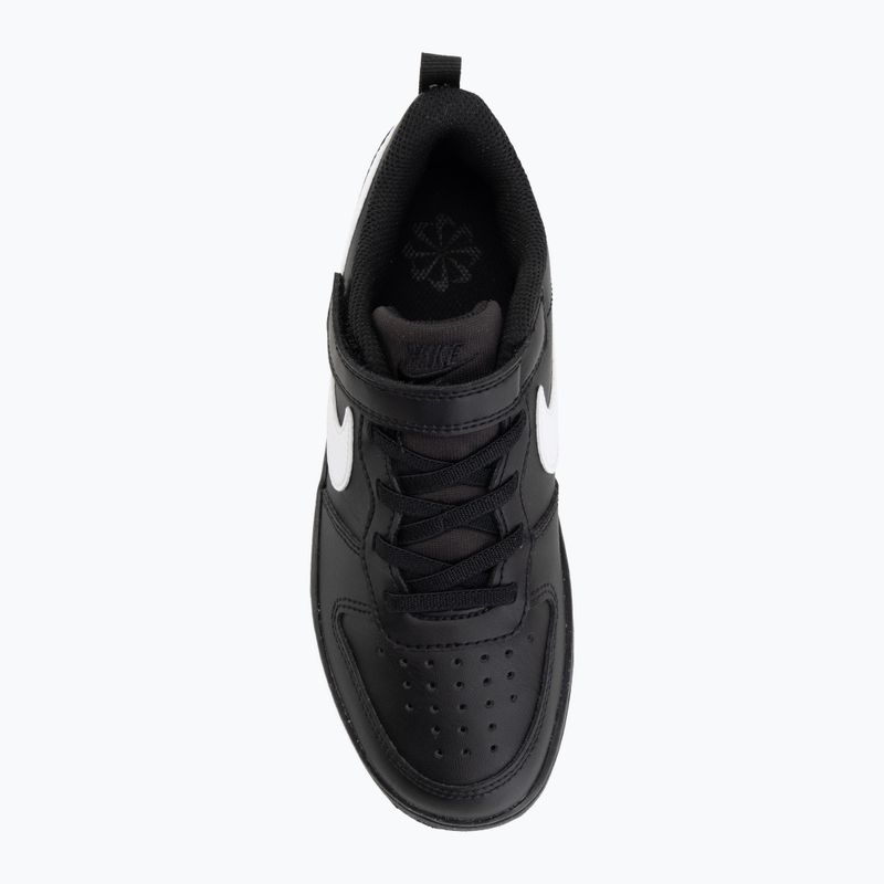 Kinderschuhe Nike Court Borough Low Recraft black/black/white 5
