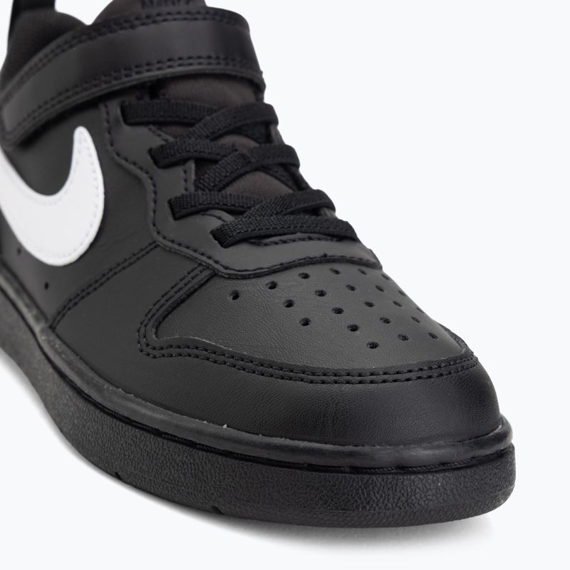 Kinderschuhe Nike Court Borough Low Recraft black/black/white 7