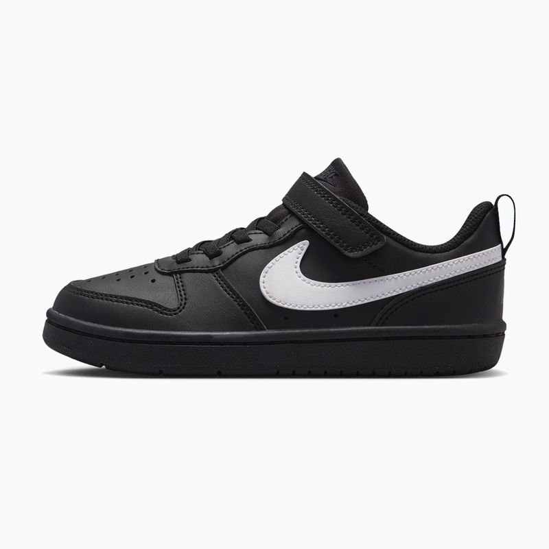 Kinderschuhe Nike Court Borough Low Recraft black/black/white 2