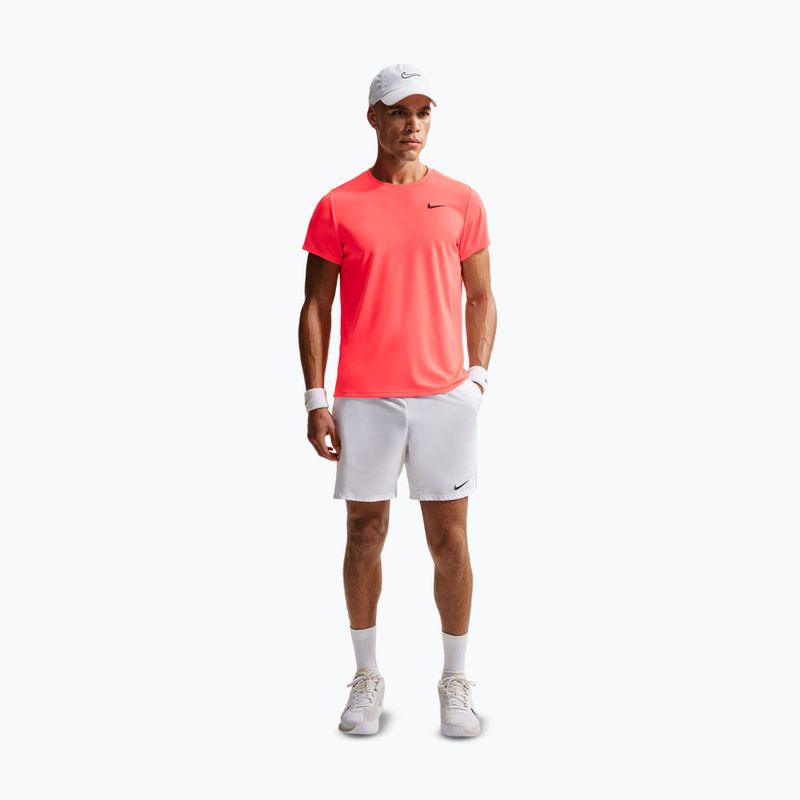 Herren-Tennisshirt Nike Court Dri-Fit Victory hot lava/black 2