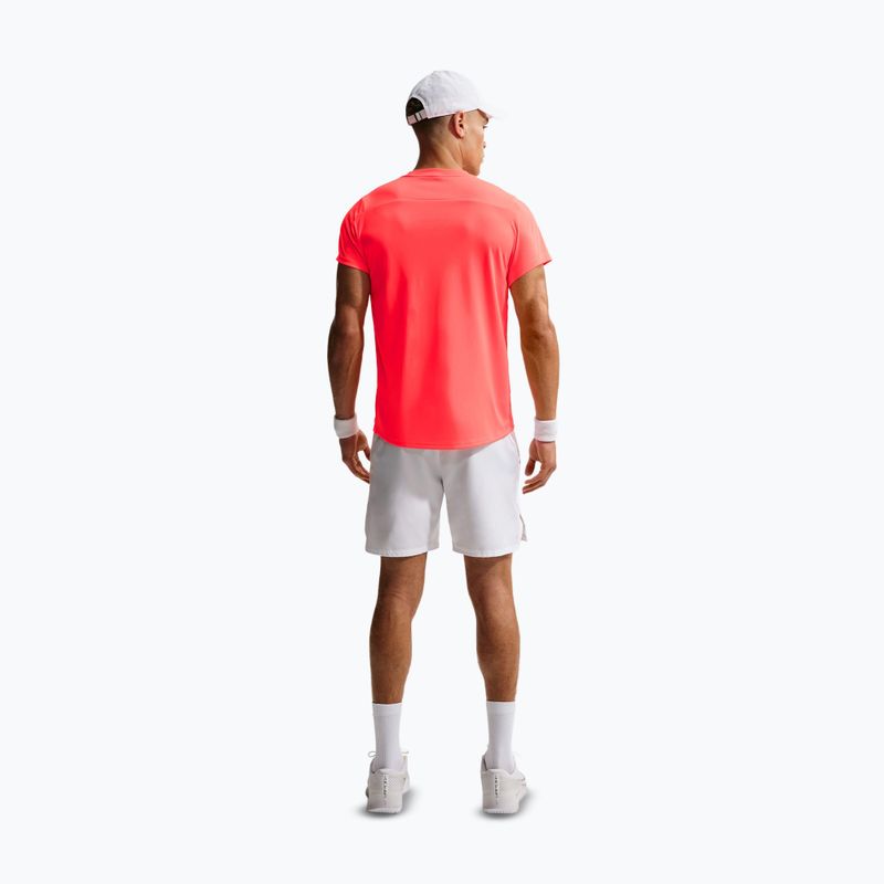 Herren-Tennisshirt Nike Court Dri-Fit Victory hot lava/black 3