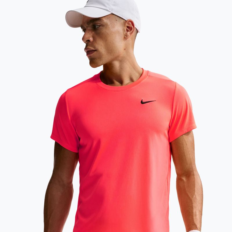 Herren-Tennisshirt Nike Court Dri-Fit Victory hot lava/black 4