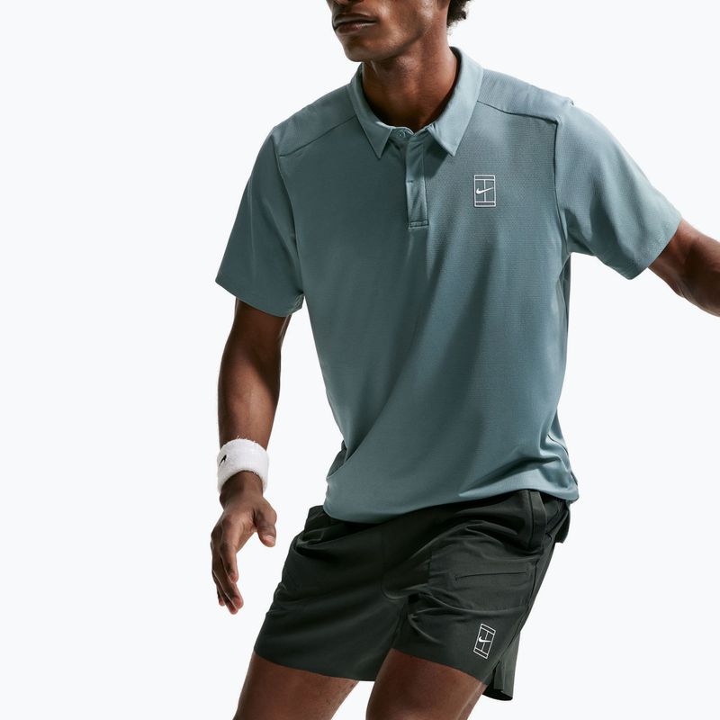 Herren-Tennisshorts Nike Court Dri-Fit Advantage 6" black spruce/white 5
