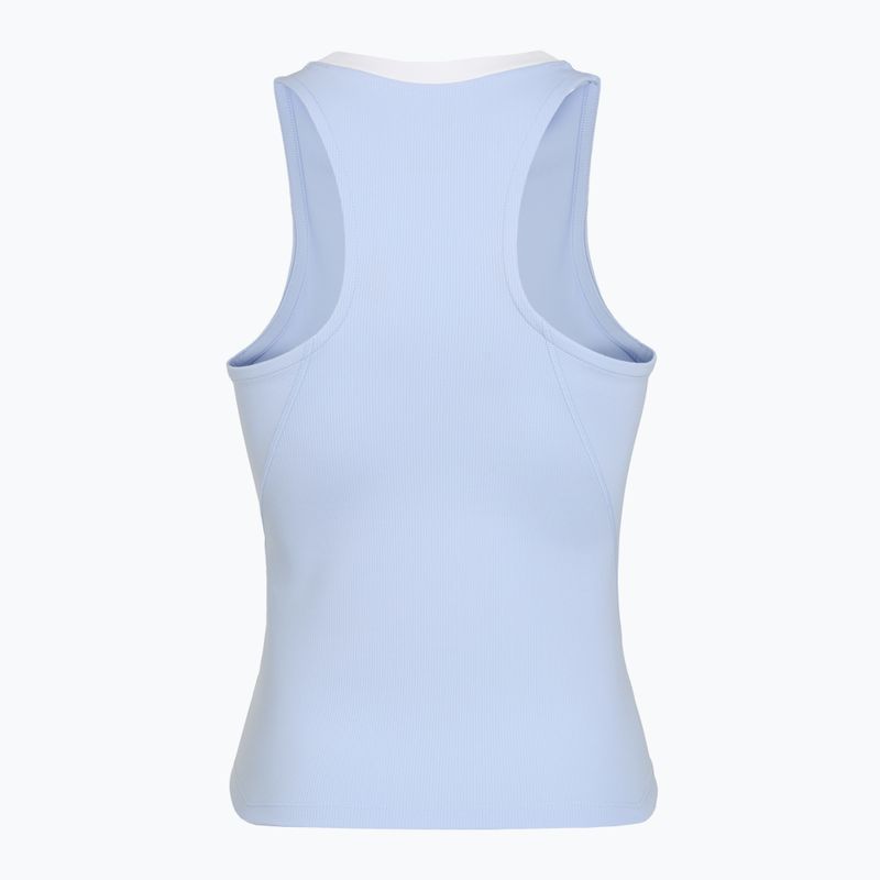 Damen-Tennisshirt Nike Court Dri-Fit Advantage Tank hydrogen blue/white/white 2
