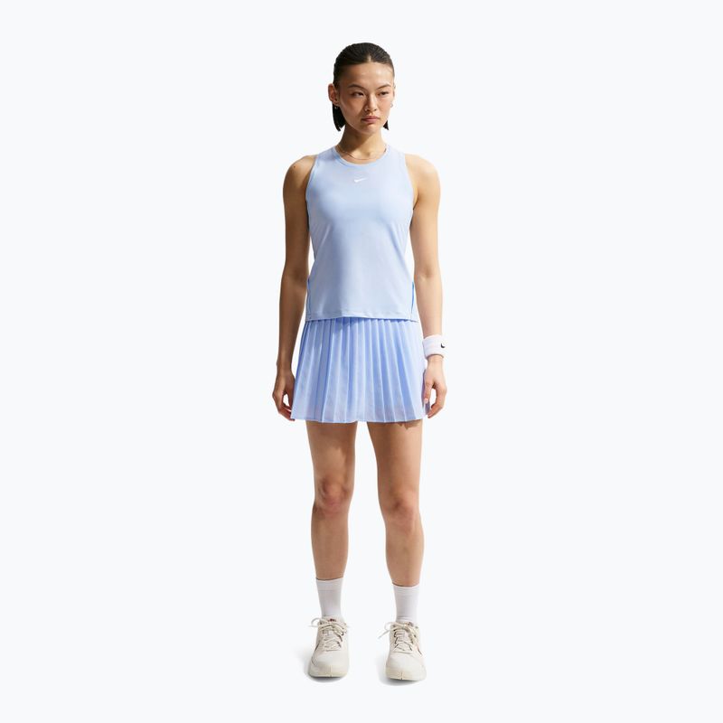 Tennissrock Nike Victory Dri-Fit High-Waisted Pleated hydrogen blue/hydrogen blue/white 2