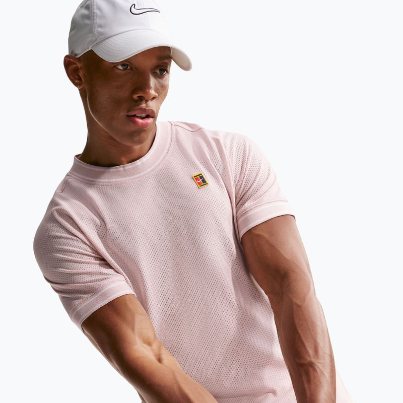 Herren-Tennisshirt Nike Court Heritage silt red 6