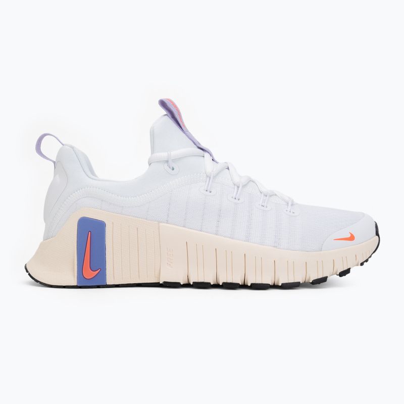 Damen-Trainingsschuhe Nike Free Metcon 6 white/violet mist/chalk/hot lava 2