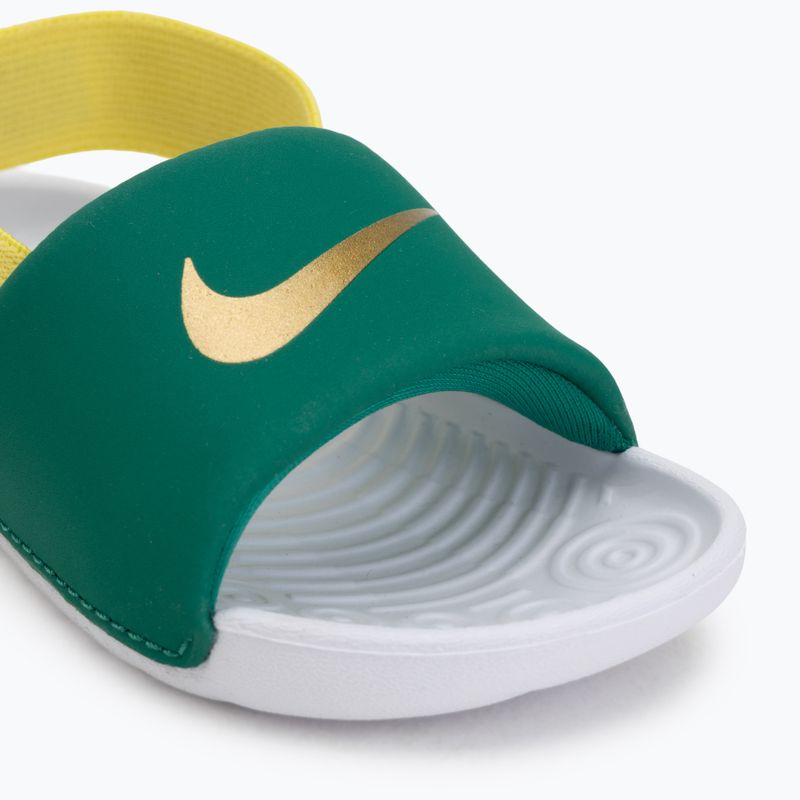 Kinder-Badeschuhe Nike Kawa malachite/sonic yellow 7
