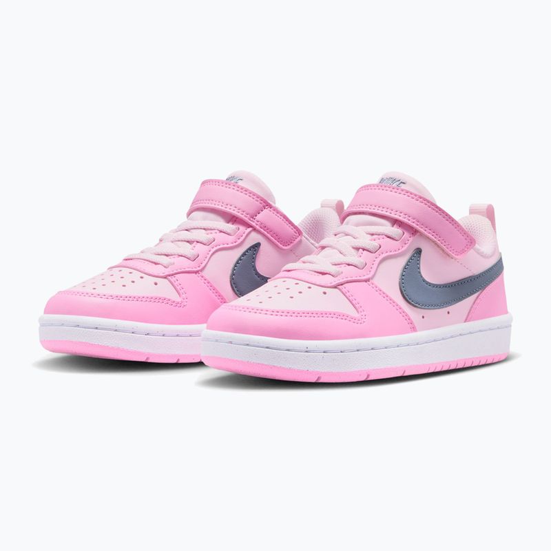 Kinderschuhe Nike Court Borough Low Recraft pink foam/pink rise/white/ashen slate 3
