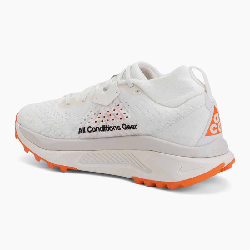 Herren-Laufschuhe Nike ACG Zegama Trail summit white/phantom/safety orange/schwarz 3