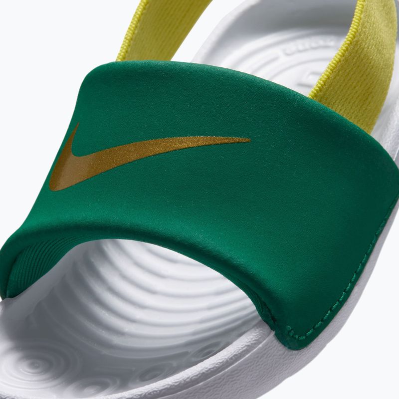 Kinder-Badeschuhe Nike Kawa malachite/sonic yellow 7