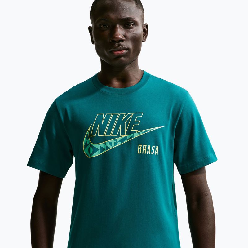 Herren-Fußballtrikot Nike Brazil Soccer geode teal 4
