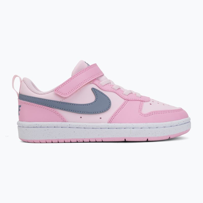 Kinderschuhe Nike Court Borough Low Recraft pink foam/pink rise/white/ashen slate 2