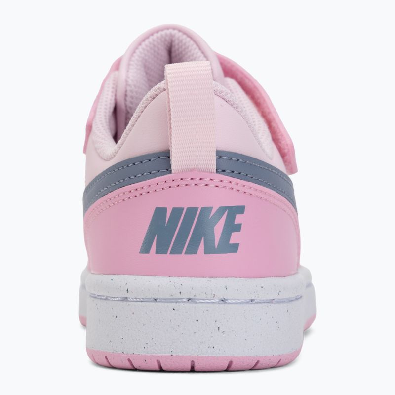 Kinderschuhe Nike Court Borough Low Recraft pink foam/pink rise/white/ashen slate 6
