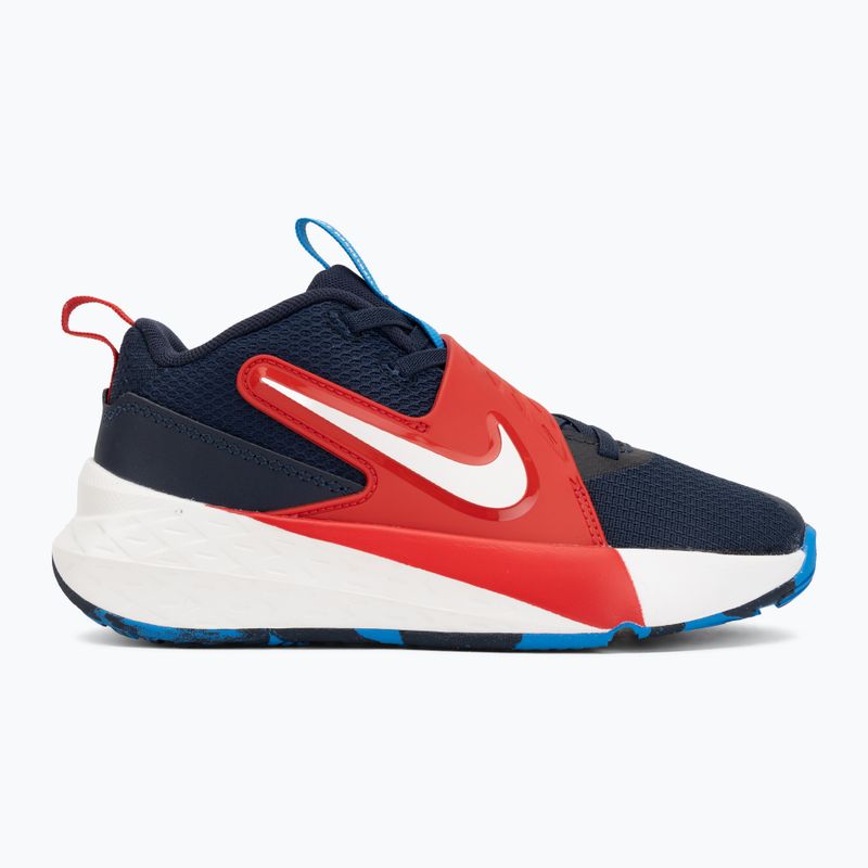 Kinderschuhe Nike Team Hustle D 12 tm navy/university red/photo blue/sail 2