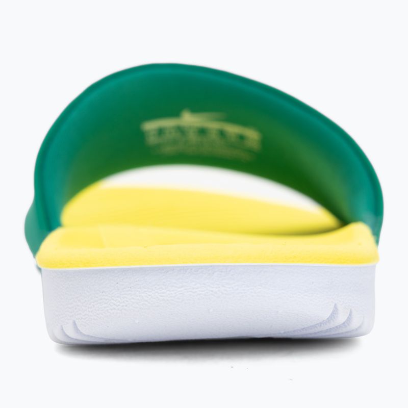 Badelatschen Nike Coffee malachite/sonic yellow/metallic gold 6