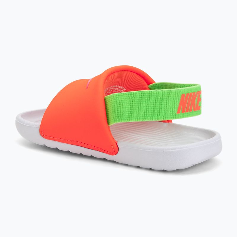 Kinder-Badeschuhe Nike Kawa total orange/green strike 3