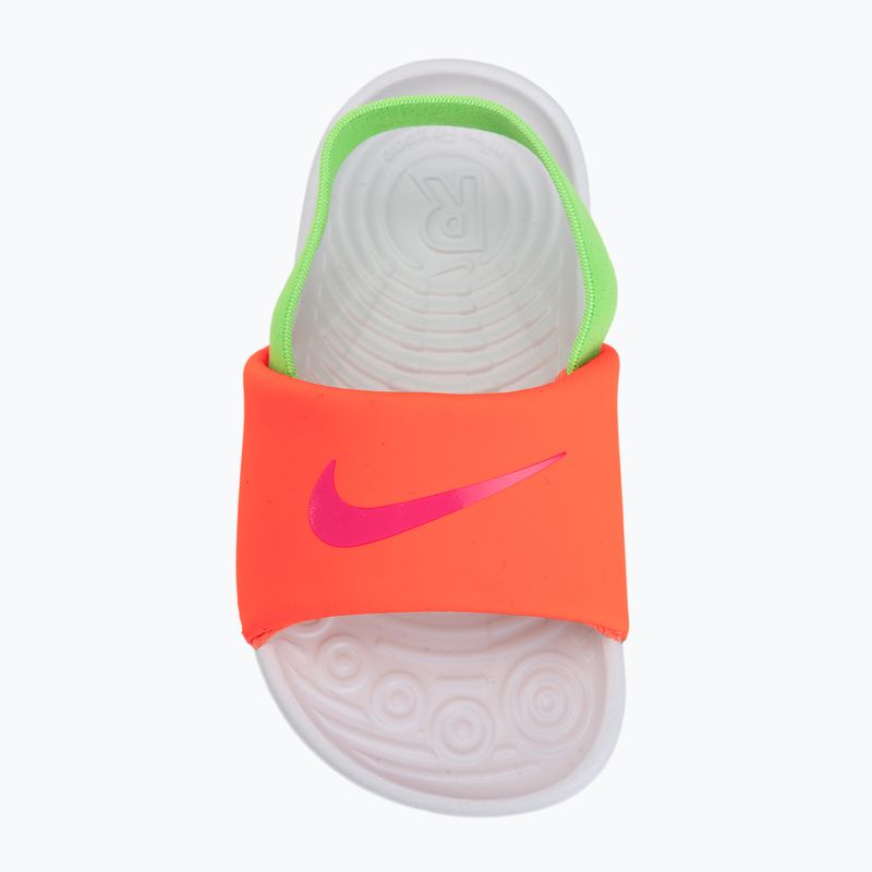 Kinder-Badeschuhe Nike Kawa total orange/green strike 5