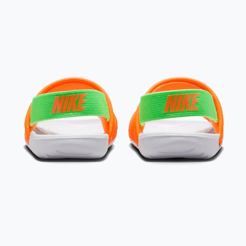 Kinder-Badeschuhe Nike Kawa total orange/green strike 4