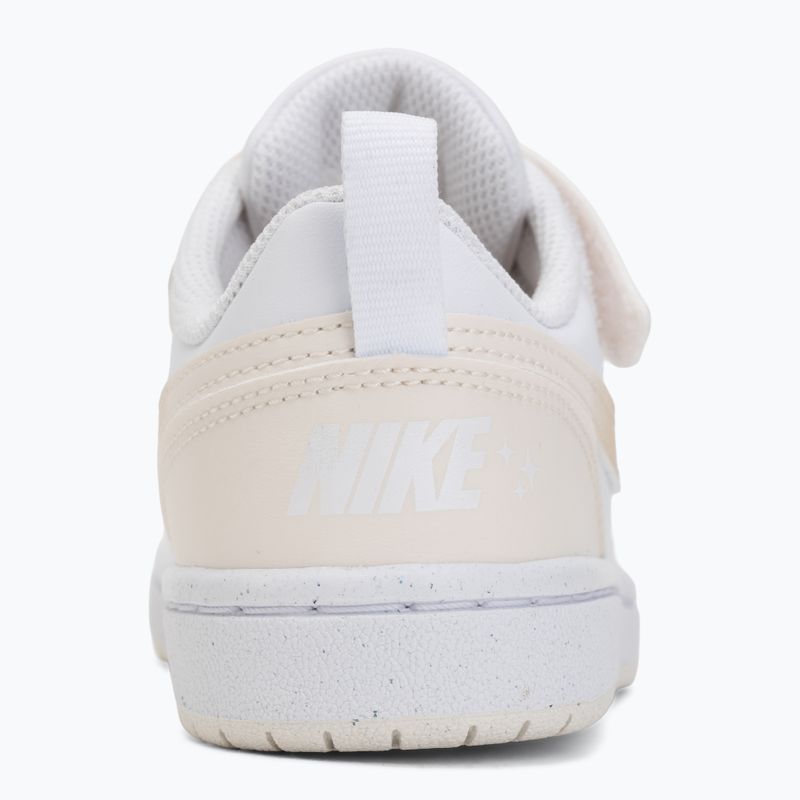 Kinderschuhe Nike Court Borough Low white/chalk/white/shimmer 6