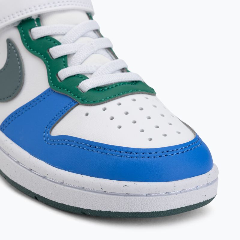 Kinderschuhe Nike Court Borough Low Recraft white/malachite/mineral slate 7