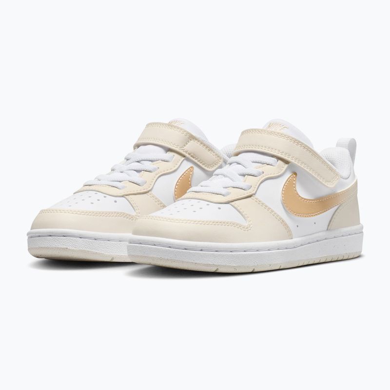 Kinderschuhe Nike Court Borough Low white/chalk/white/shimmer 3